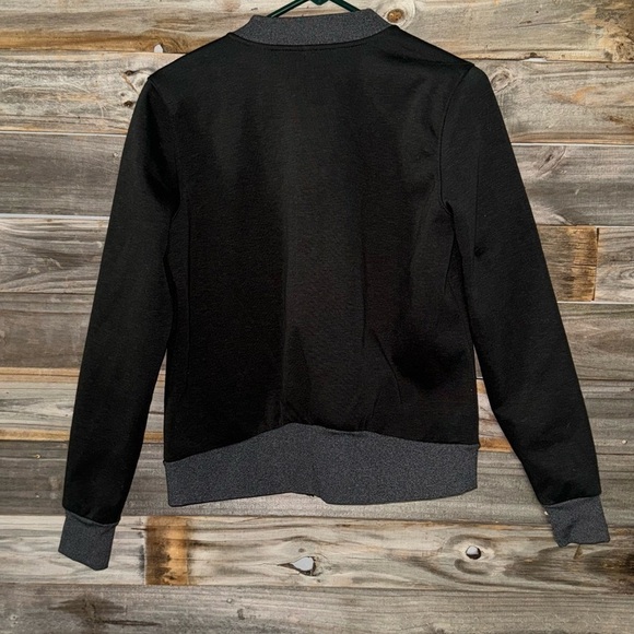 Nike Women's Golf Wool Bonded Bomber Jacket- size M- polyester Dark grey - Picture 4 of 9